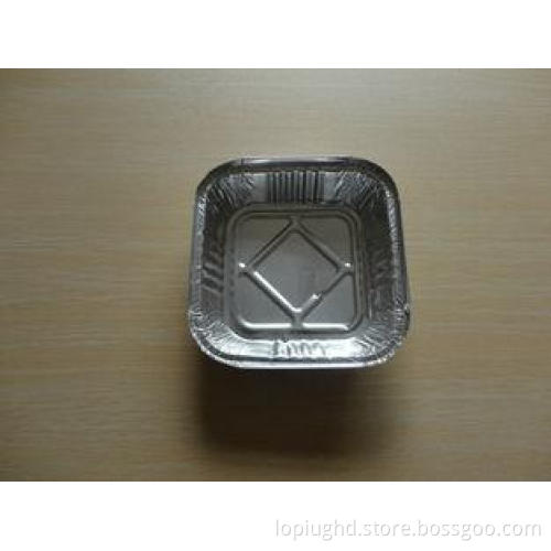 Takeaway sheet Square Aluminum Foil Cupcake Pans Disposable